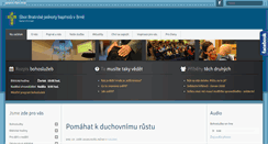 Desktop Screenshot of baptistebrno.cz